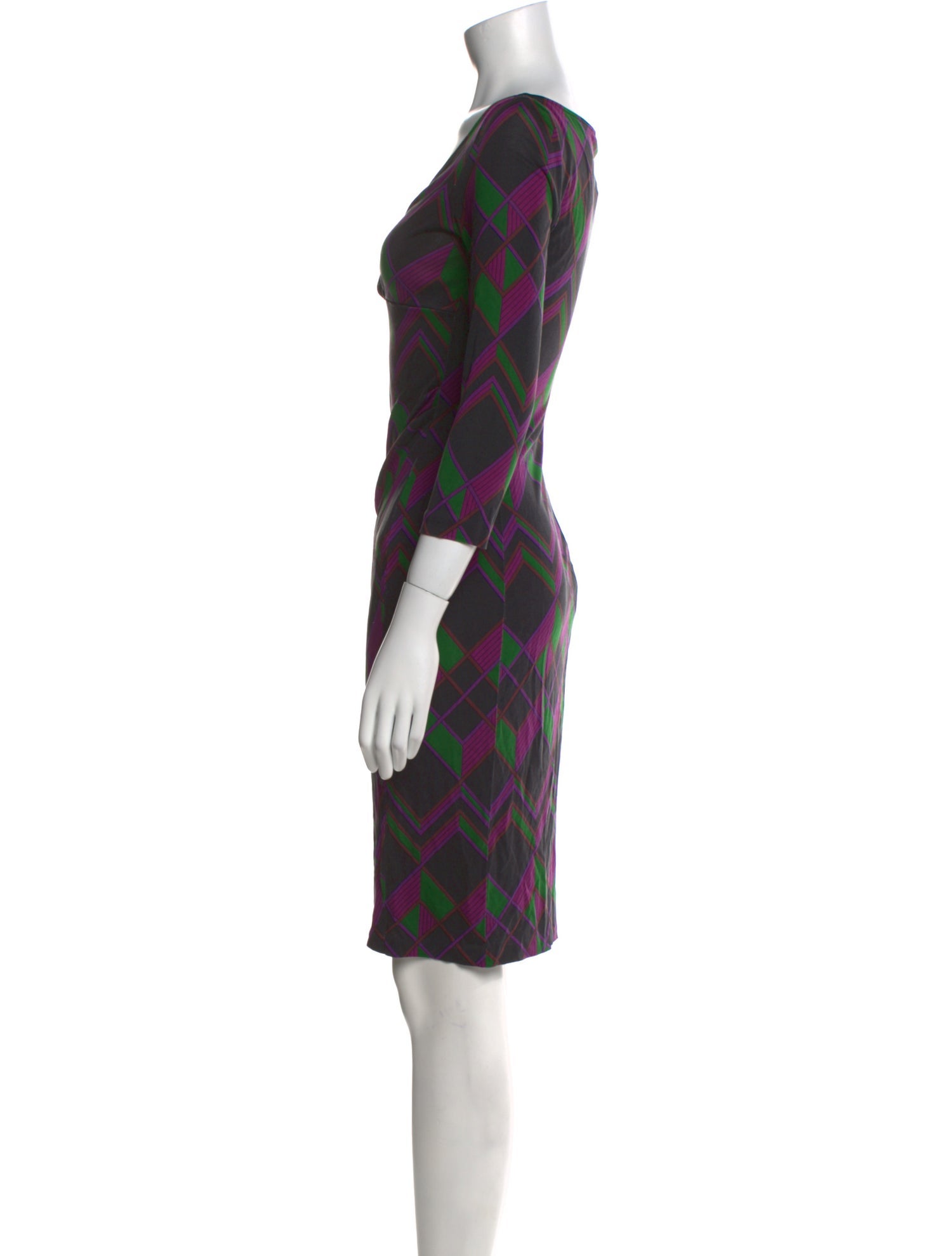 Diane von Furstenberg Silk Knee-Length Dress