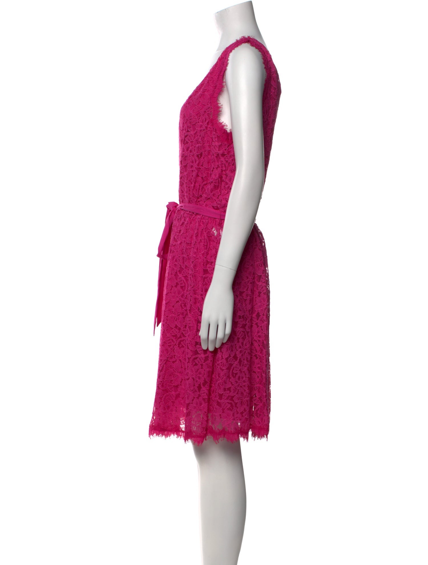 Diane von Furstenberg V-Neck Knee-Length Dress