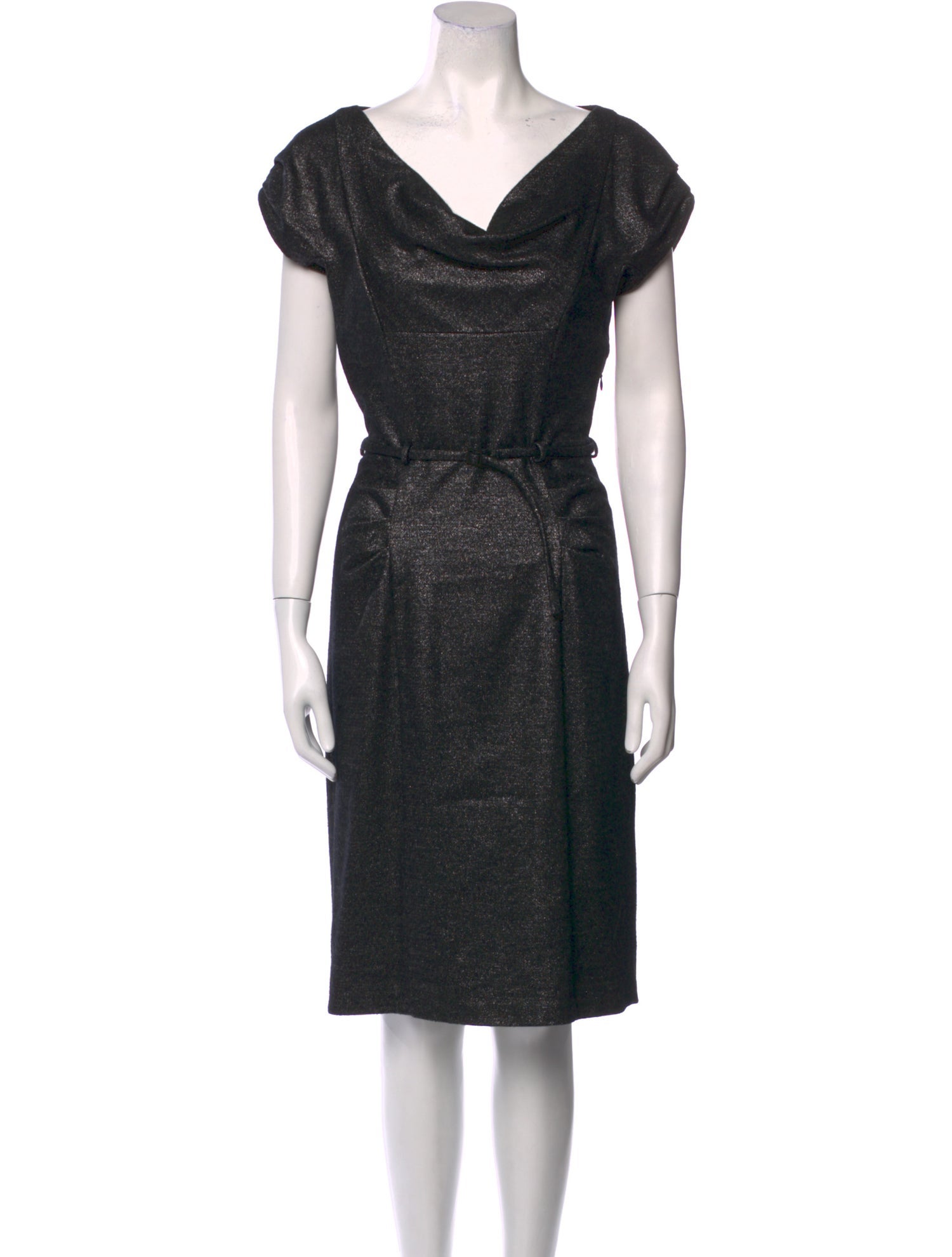 Diane von Furstenberg Cowl Neck Midi Length Dress