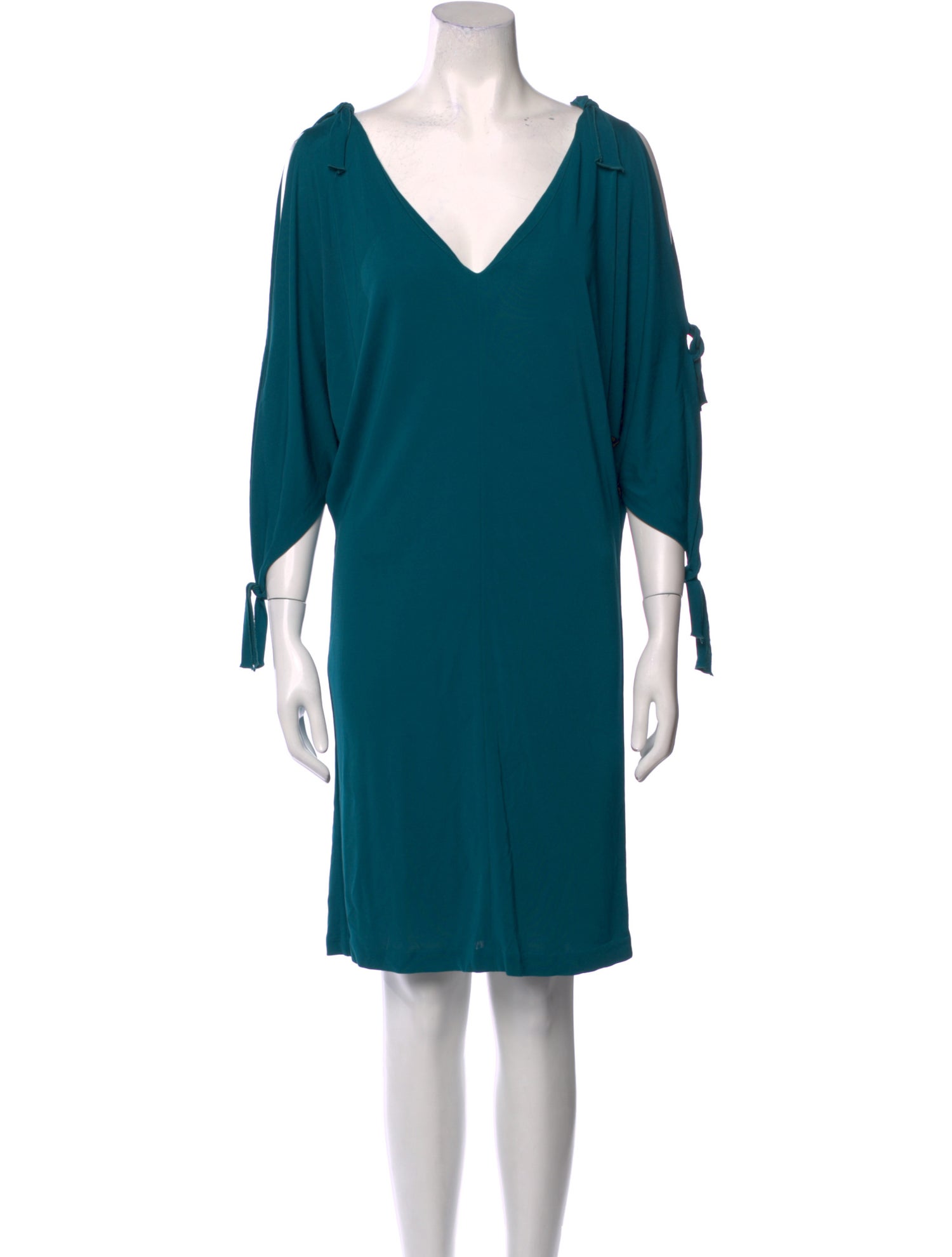 Diane von Furstenberg V-Neck Knee-Length Dress