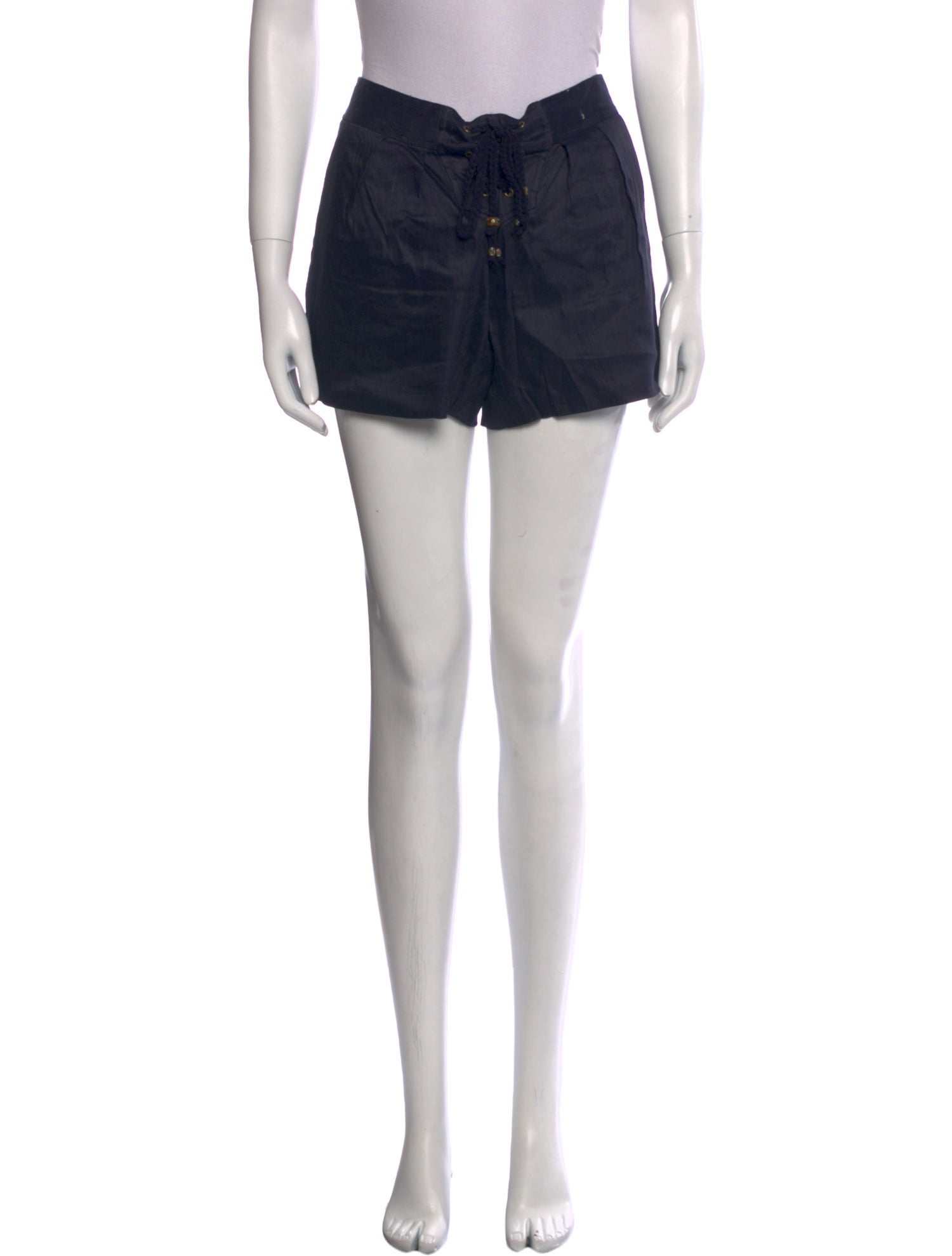 Diane von Furstenberg Linen Mini Shorts