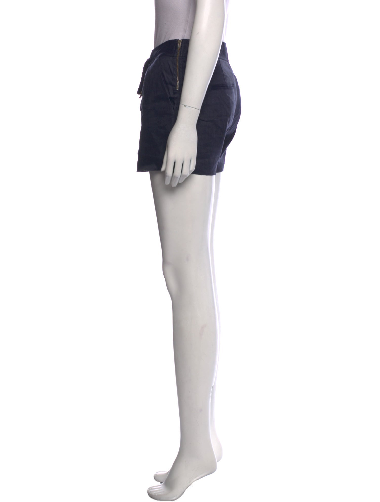 Diane von Furstenberg Linen Mini Shorts