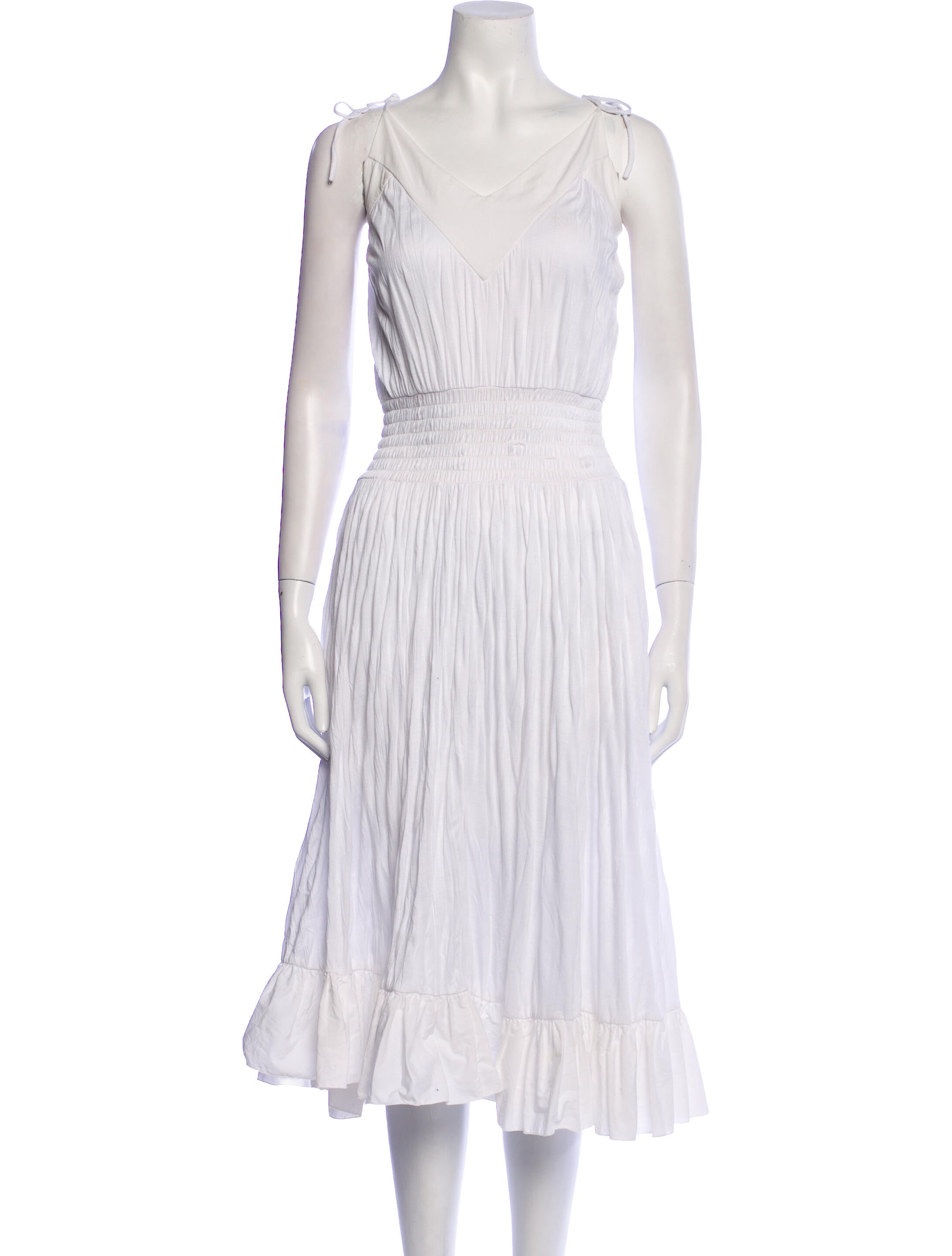 Diane von Furstenberg V-Neck Midi Length Dress