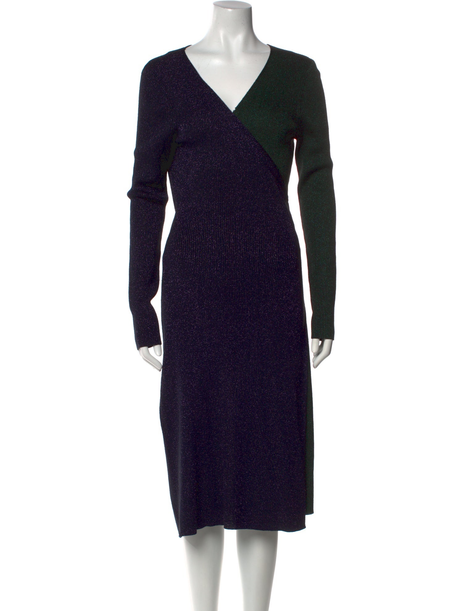 Diane von Furstenberg Merino Wool Midi Length Dress