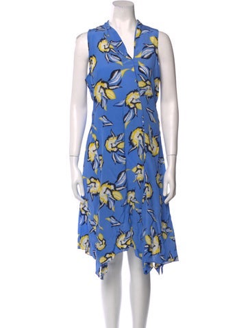 Diane von Furstenberg Dresses Silk Knee-Length Dress L