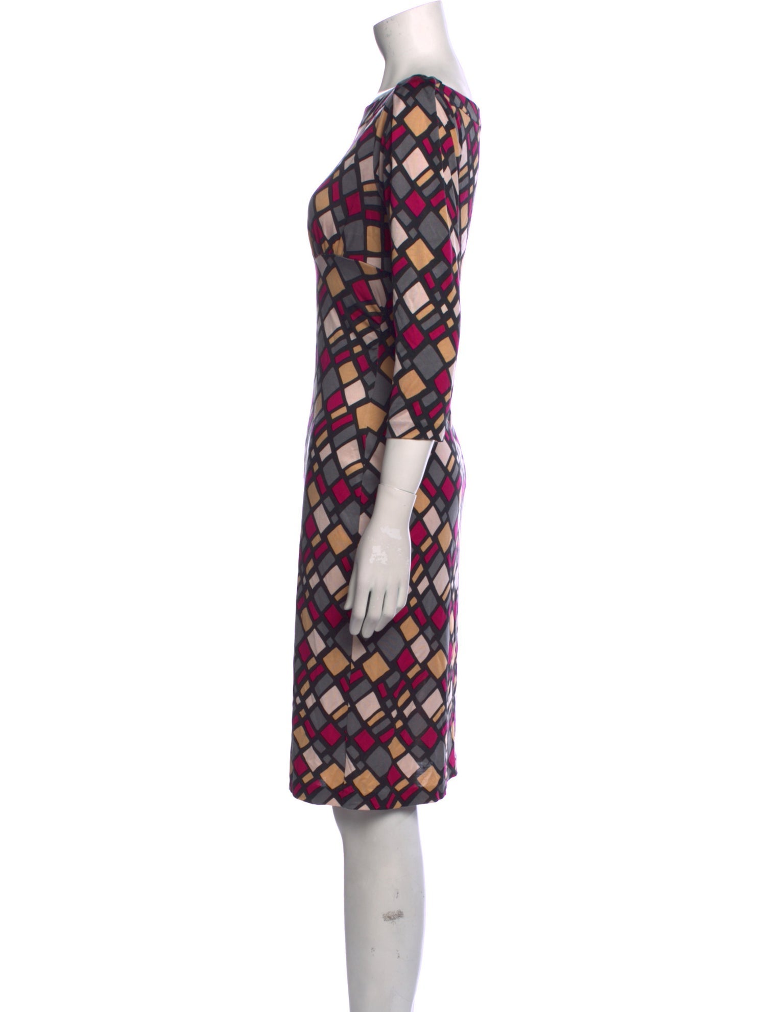Diane von Furstenberg Silk Knee-Length Dress