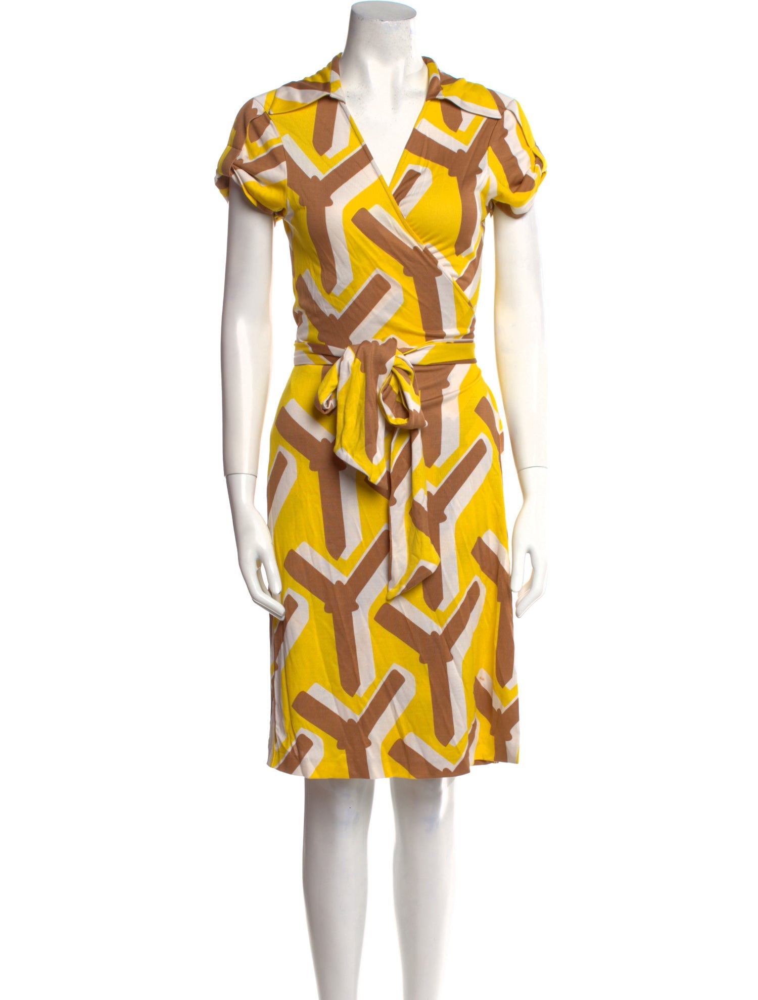 Diane von Furstenberg Silk Knee-Length Dress
