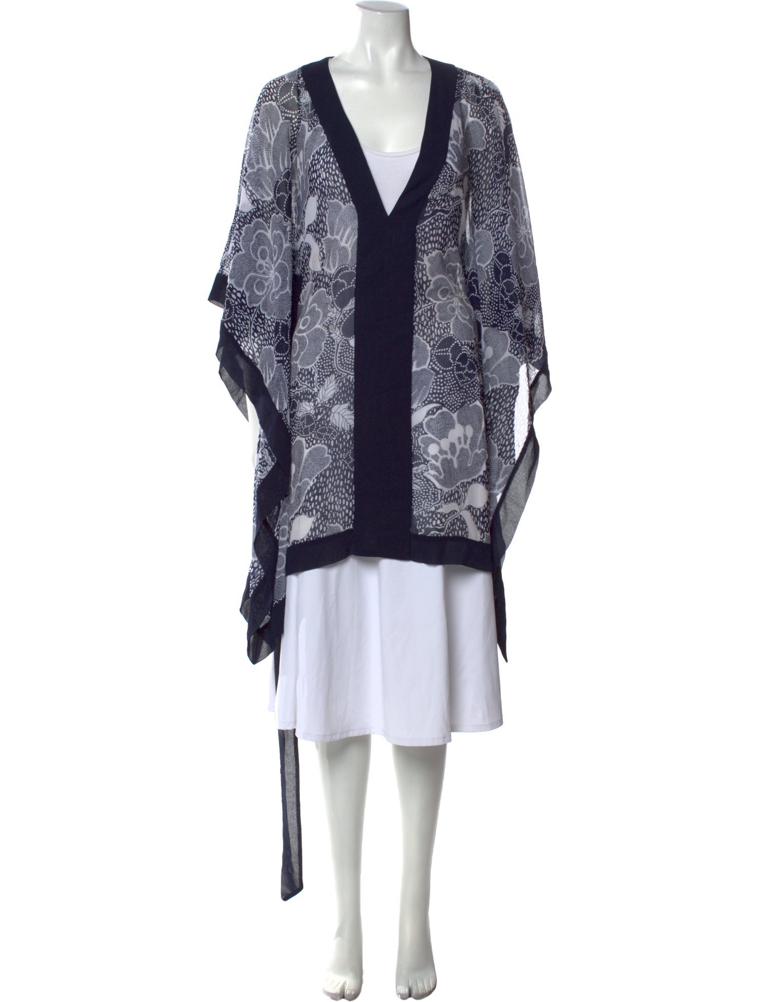 Diane von Furstenberg Printed V-Neck Tunic