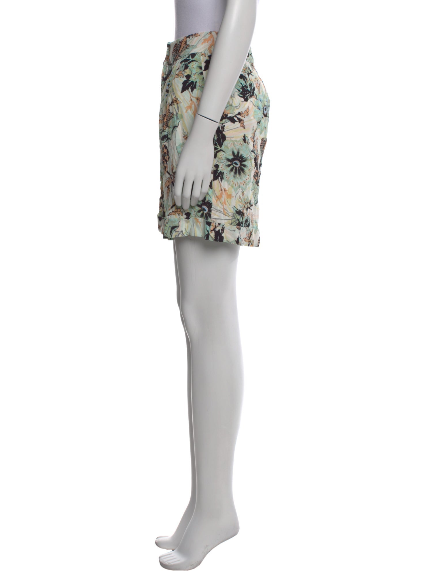 Diane von Furstenberg Silk Mini Shorts w/ Tags