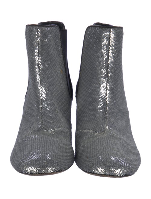 Diane von Furstenberg Sequins Sequin Embellishments Chelsea Boots