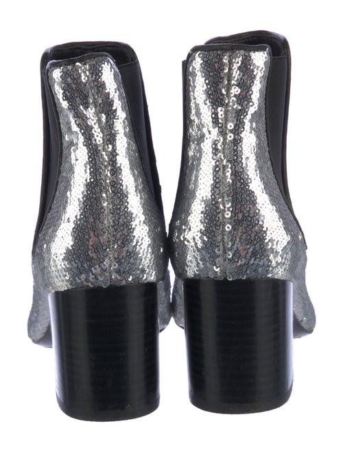 Diane von Furstenberg Sequins Sequin Embellishments Chelsea Boots