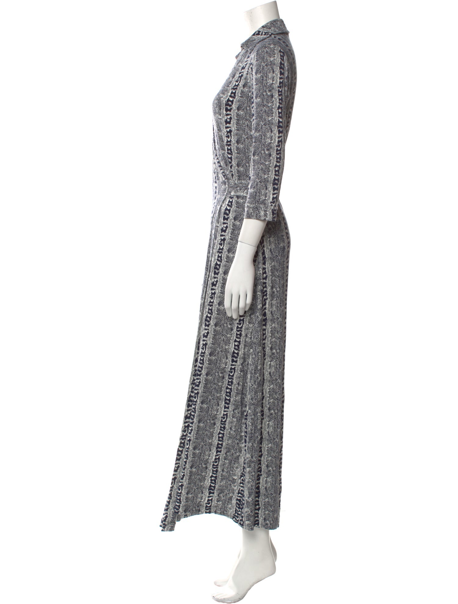 Diane von Furstenberg Printed Long Dress