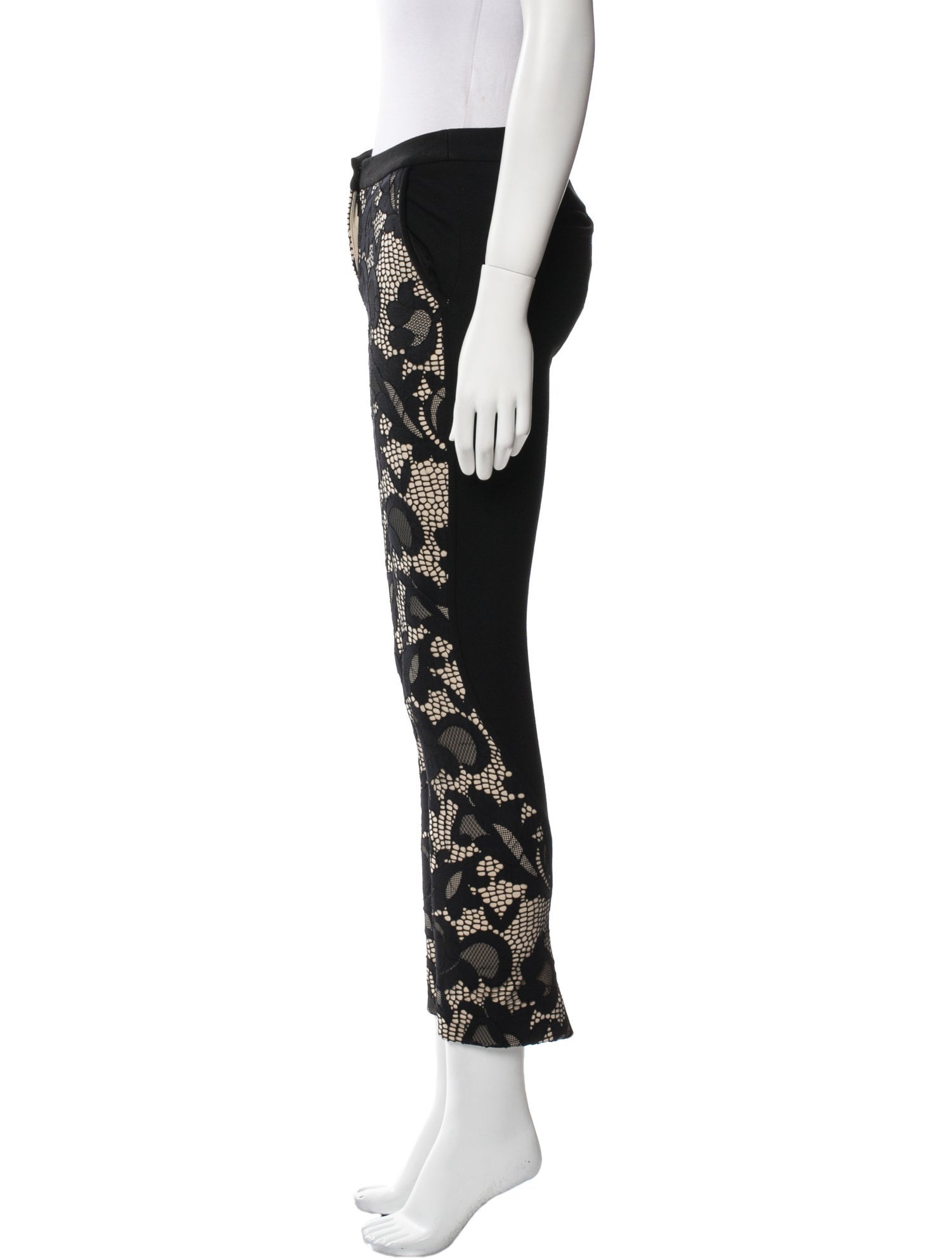 Diane von Furstenberg Printed Skinny Leg Pants