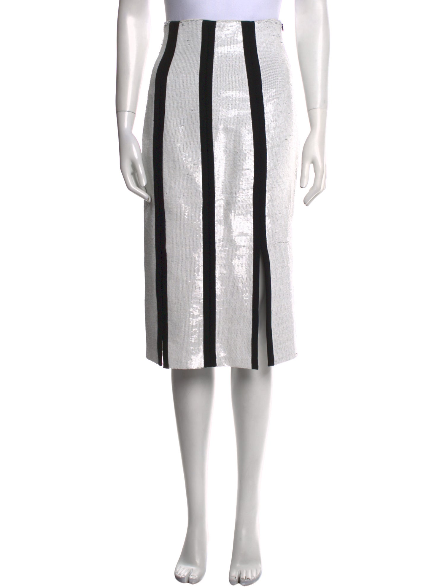 Diane von Furstenberg Striped Knee-Length Skirt