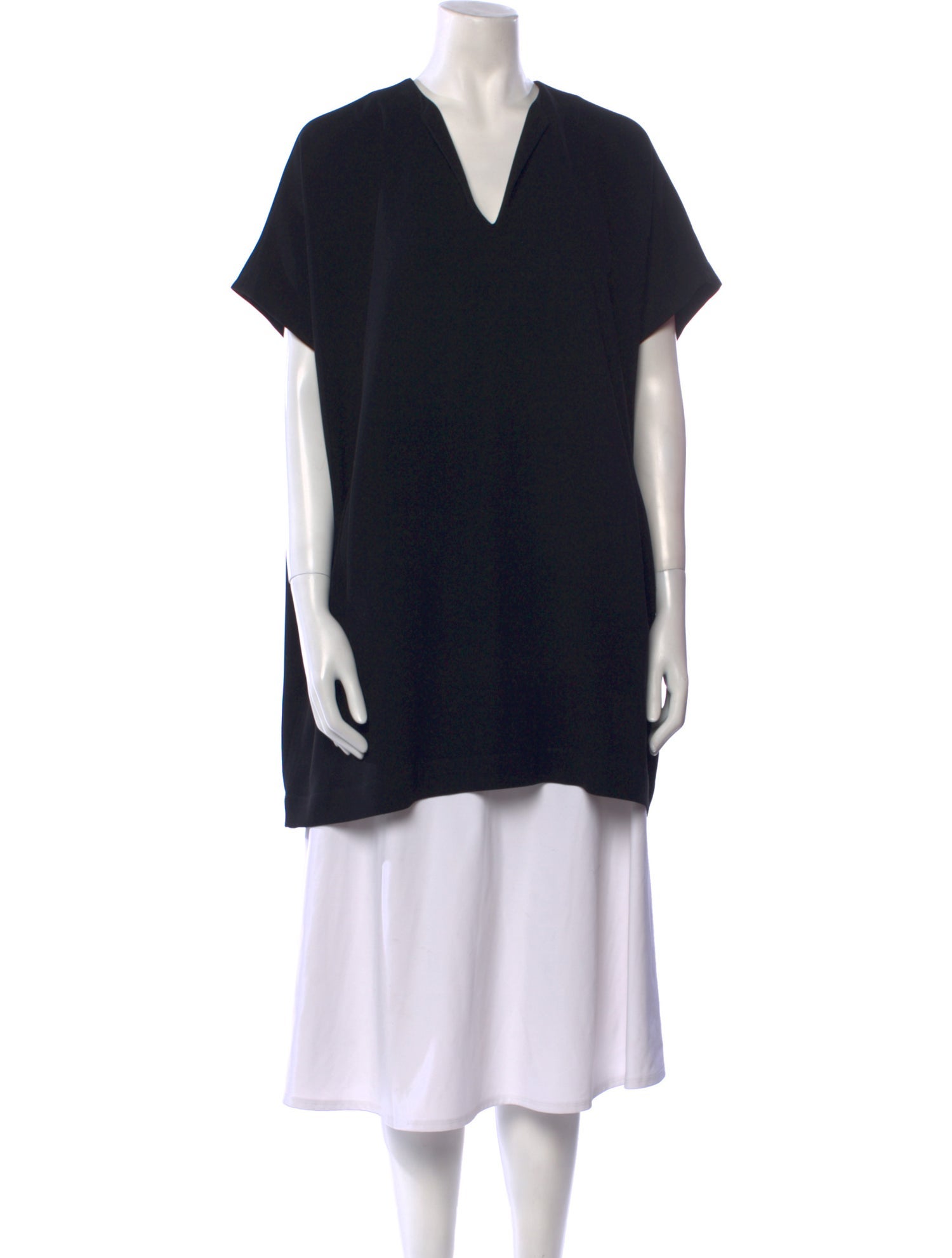 Diane von Furstenberg V-Neck Short Sleeve Tunic