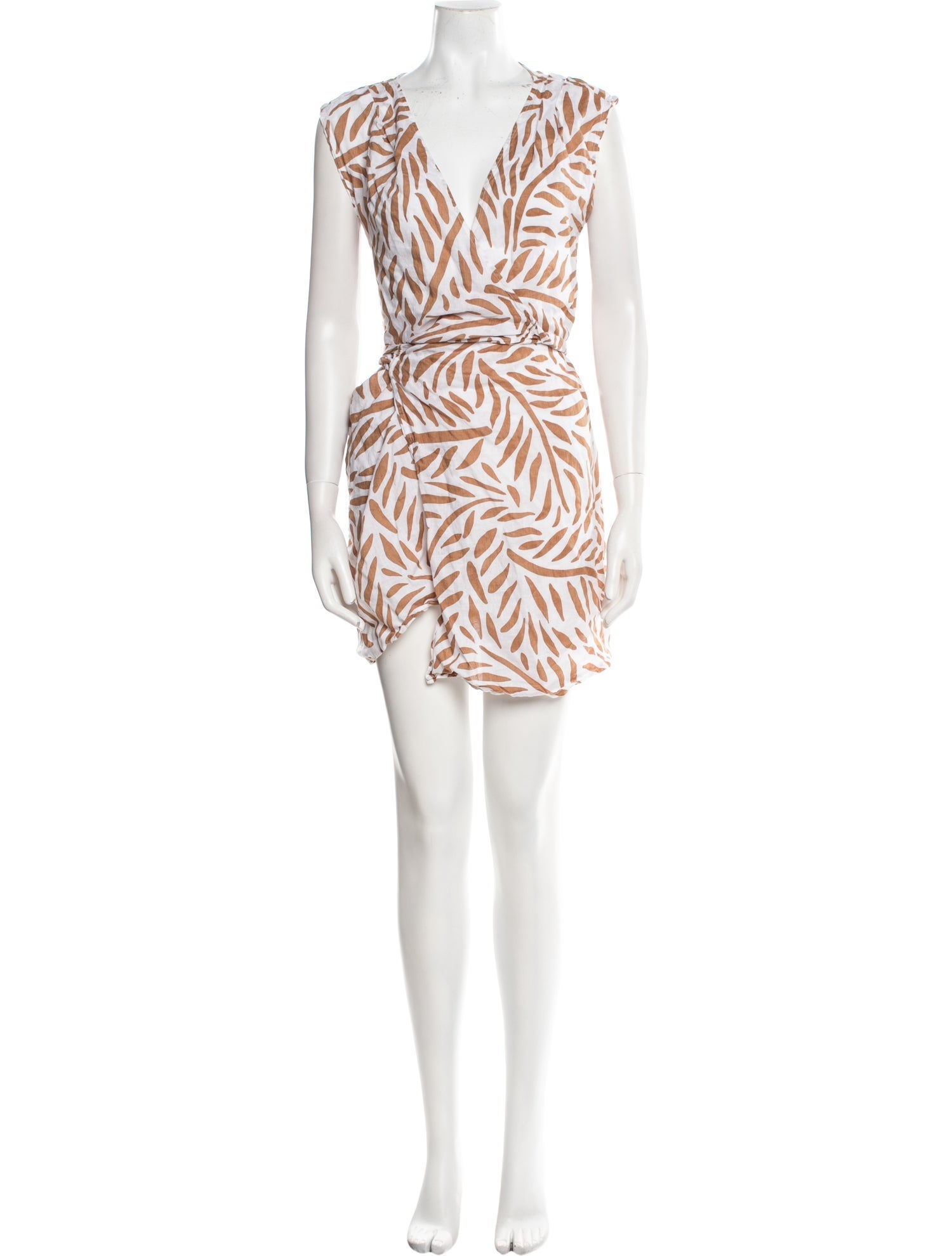 Diane von Furstenberg Linen Mini Dress