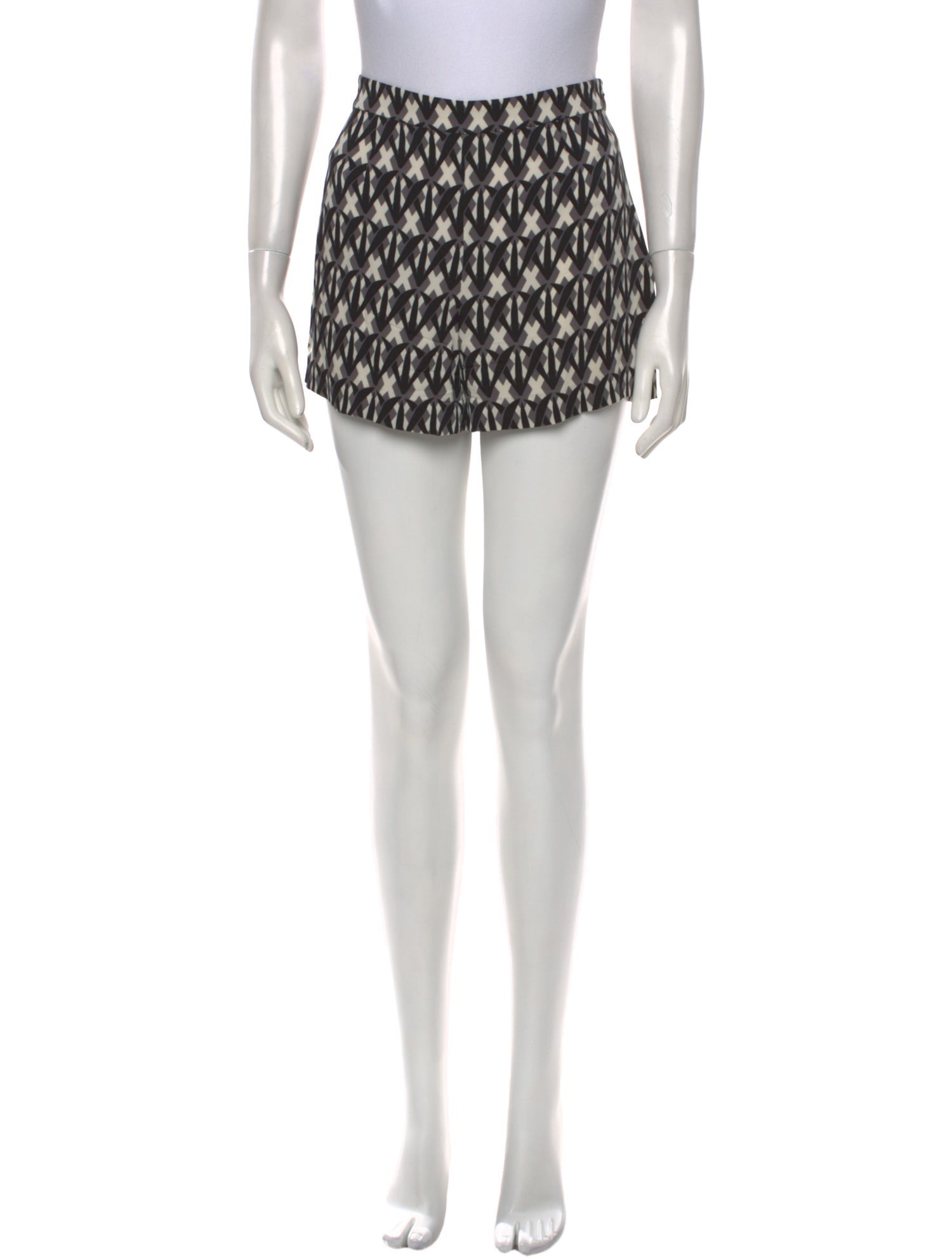 Diane von Furstenberg Silk Mini Shorts