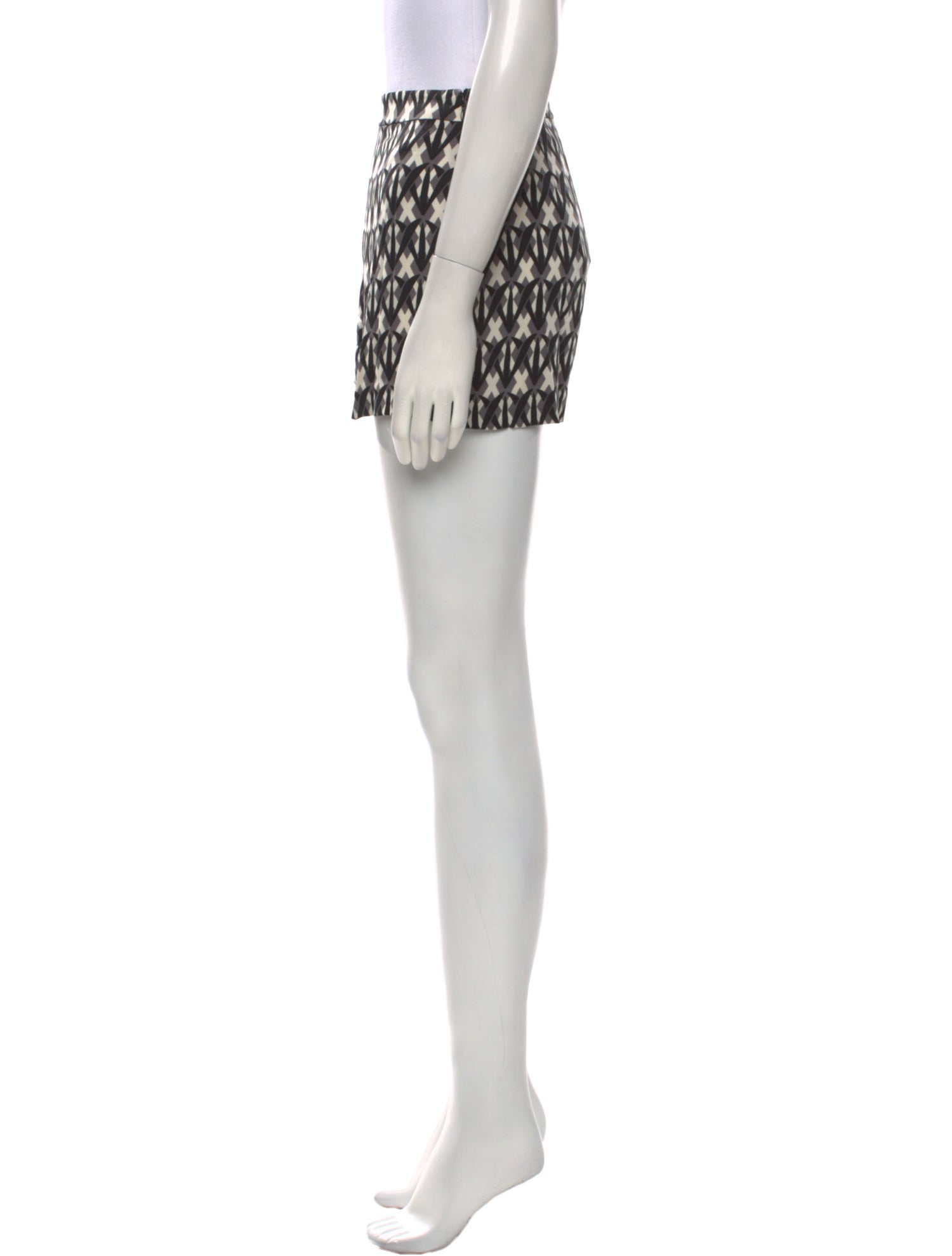 Diane von Furstenberg Silk Mini Shorts