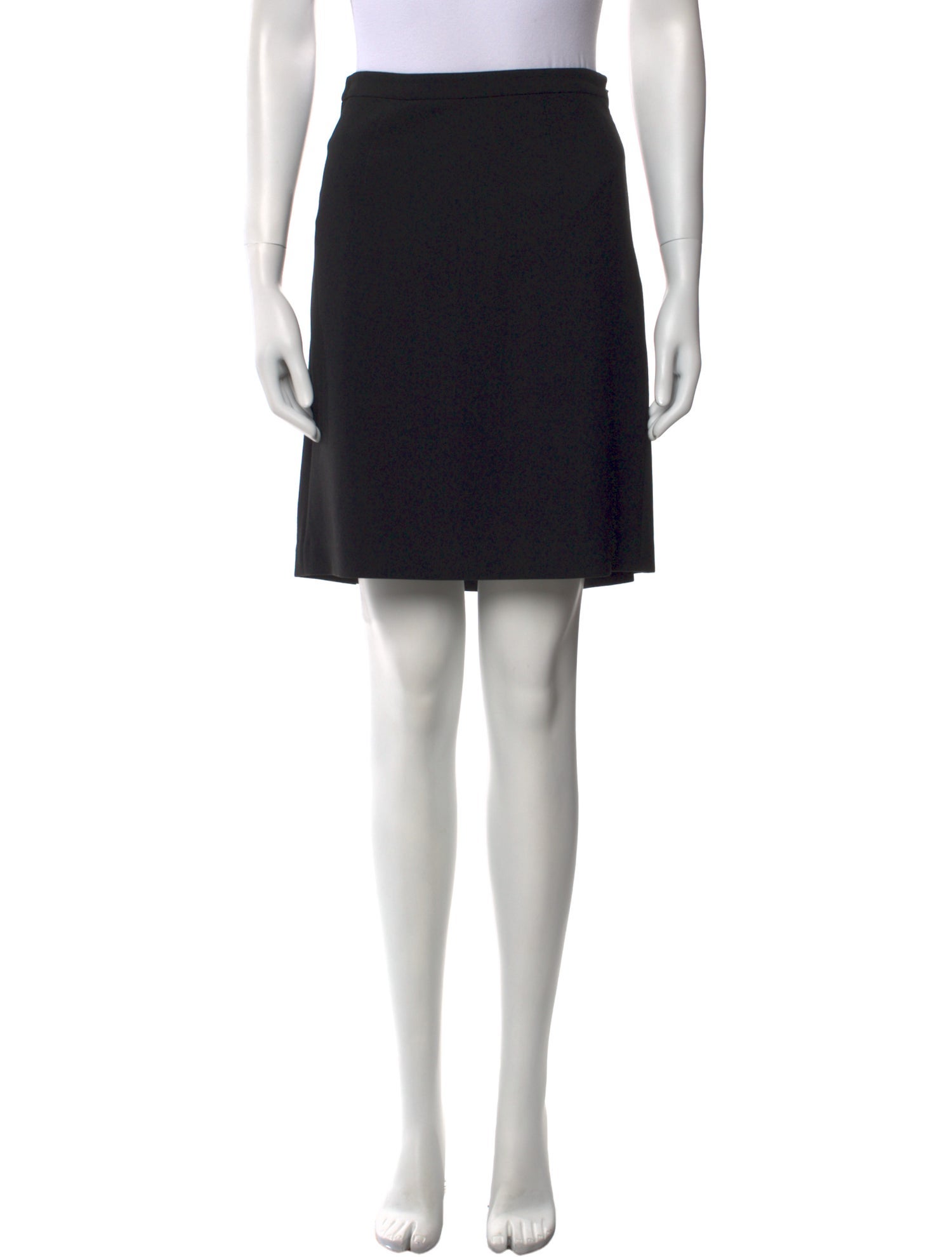 Diane von Furstenberg Pleated Accents Knee-Length Skirt