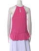 Diane von Furstenberg Silk Halterneck Top