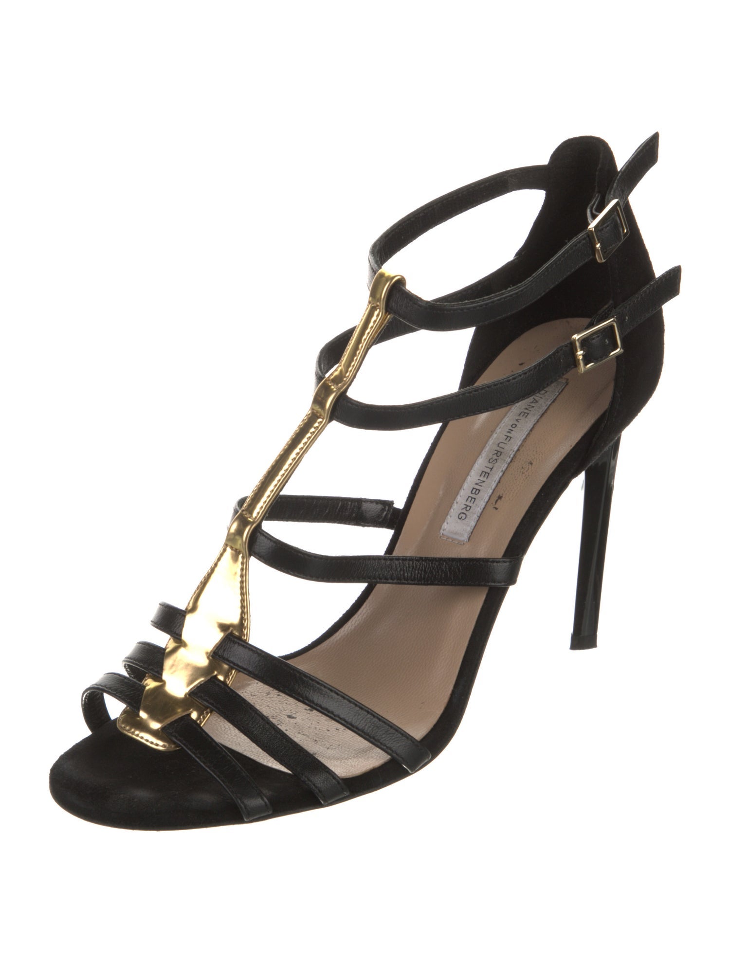Diane von Furstenberg Suede Gladiator Sandals