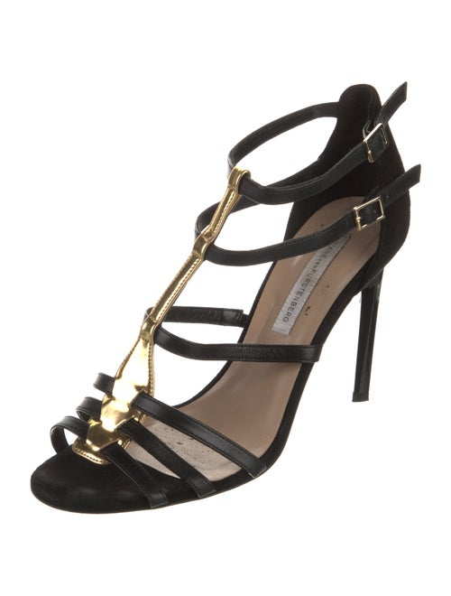 Diane von Furstenberg Suede Gladiator Sandals