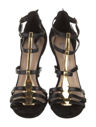 Diane von Furstenberg Suede Gladiator Sandals
