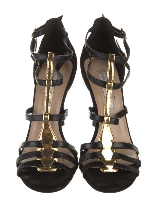 Diane von Furstenberg Suede Gladiator Sandals