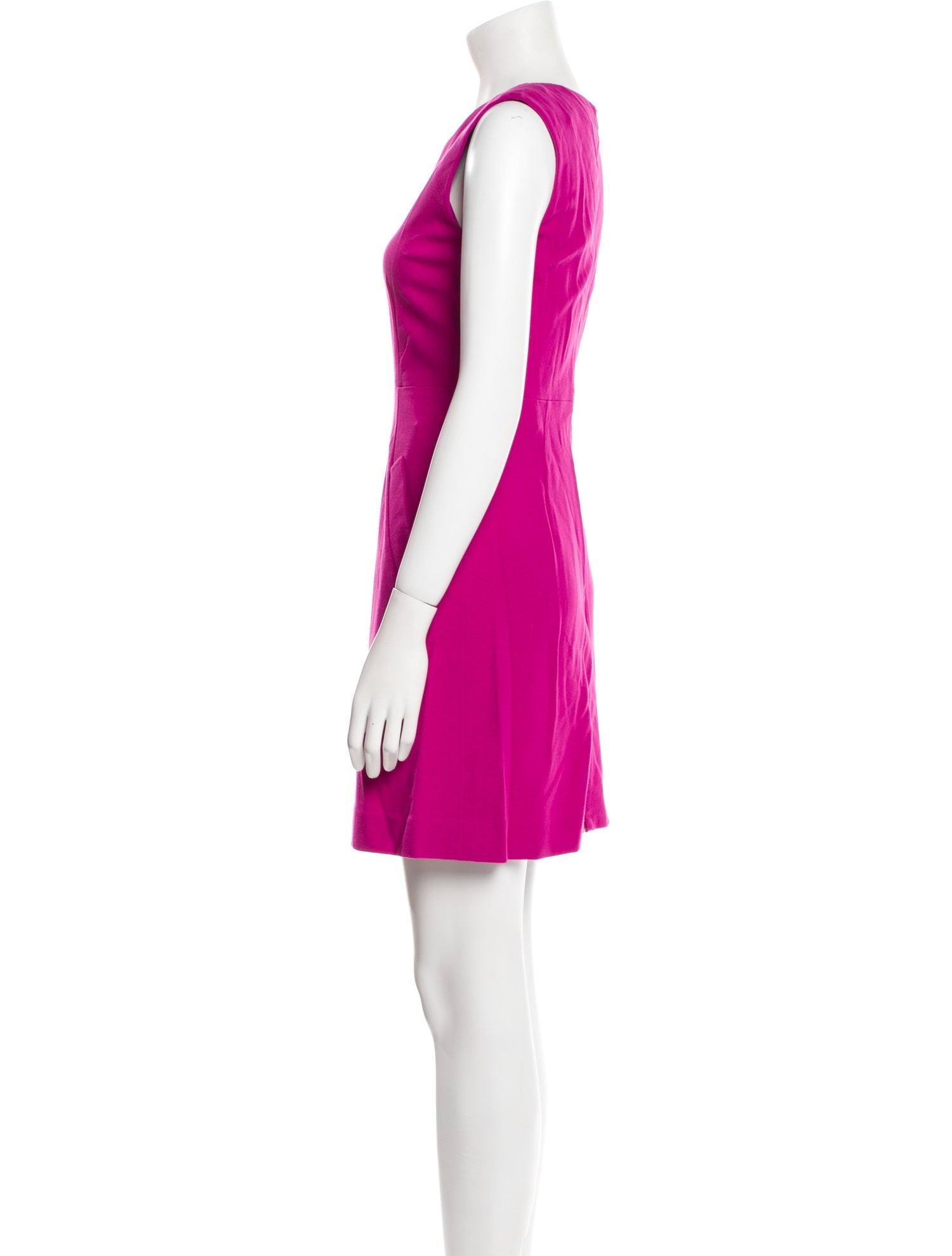 Diane von Furstenberg Crew Neck Mini Dress