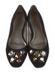 Diane von Furstenberg Suede Studded Accents Flats