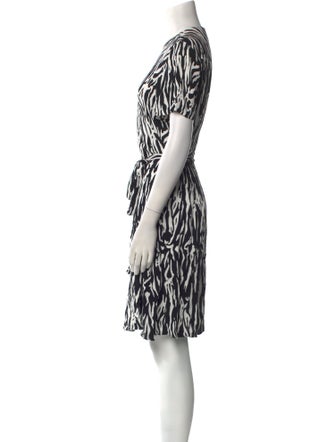 Diane von Furstenberg Printed Knee-Length Dress