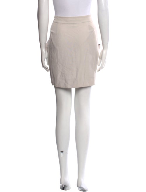 Diane von Furstenberg Pleated Accents Mini Skirt