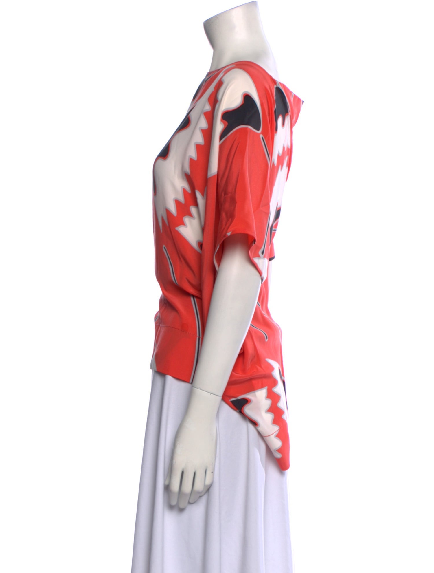 Diane von Furstenberg Silk Printed Blouse