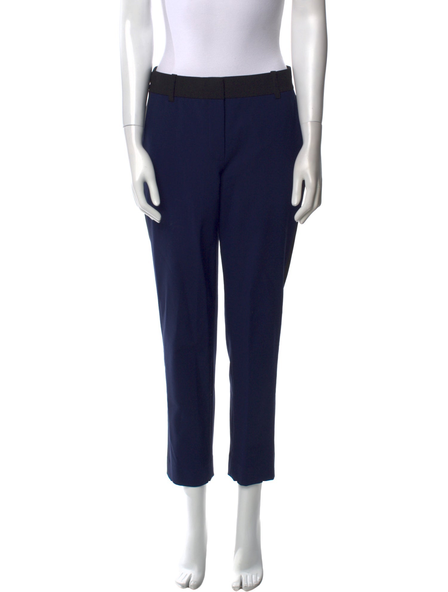 Diane von Furstenberg Wool Straight Leg Pants