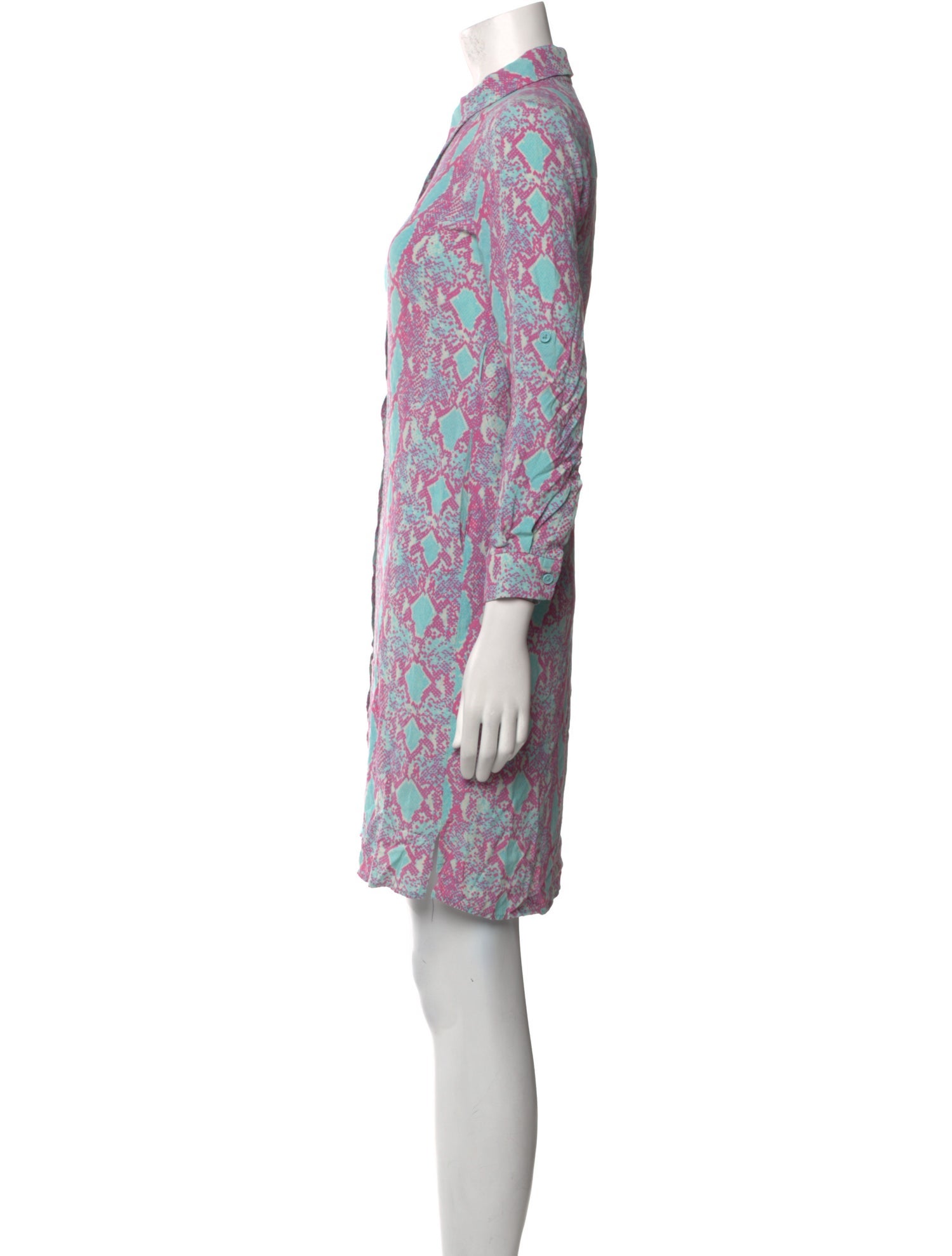 Diane von Furstenberg Printed Knee-Length Dress