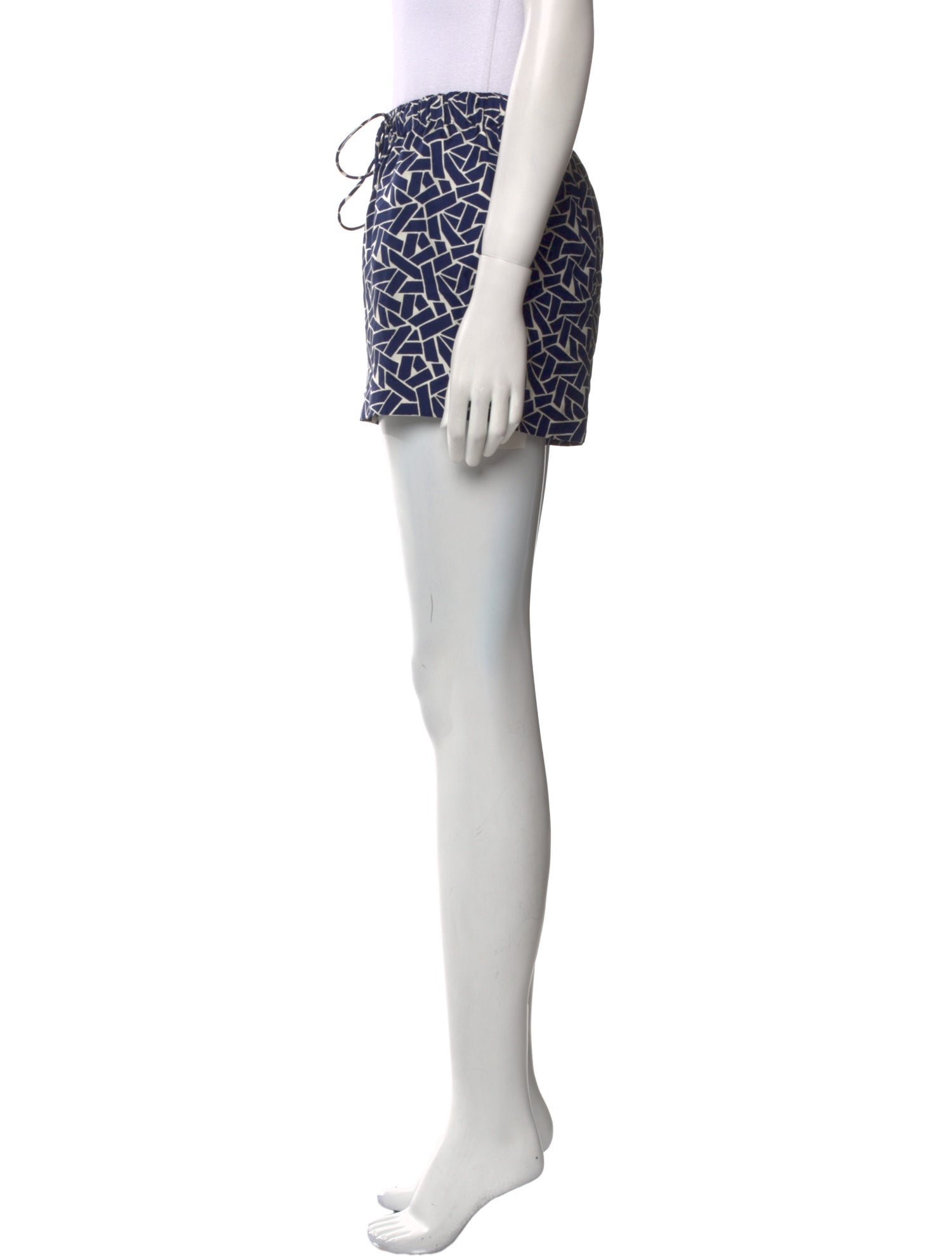 Diane von Furstenberg Silk Mini Shorts