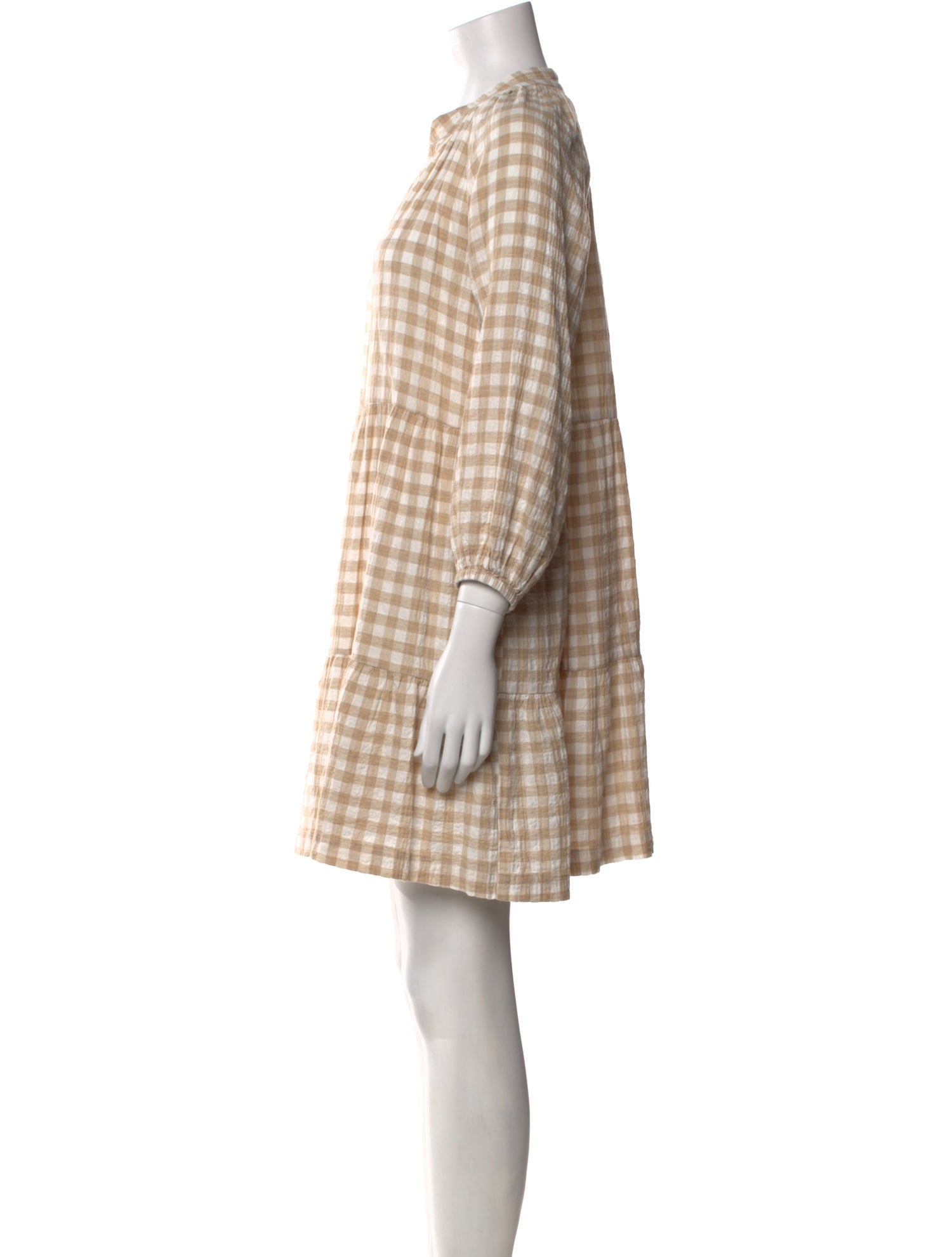 Diane von Furstenberg Plaid Print Knee-Length Dress w/ Tags