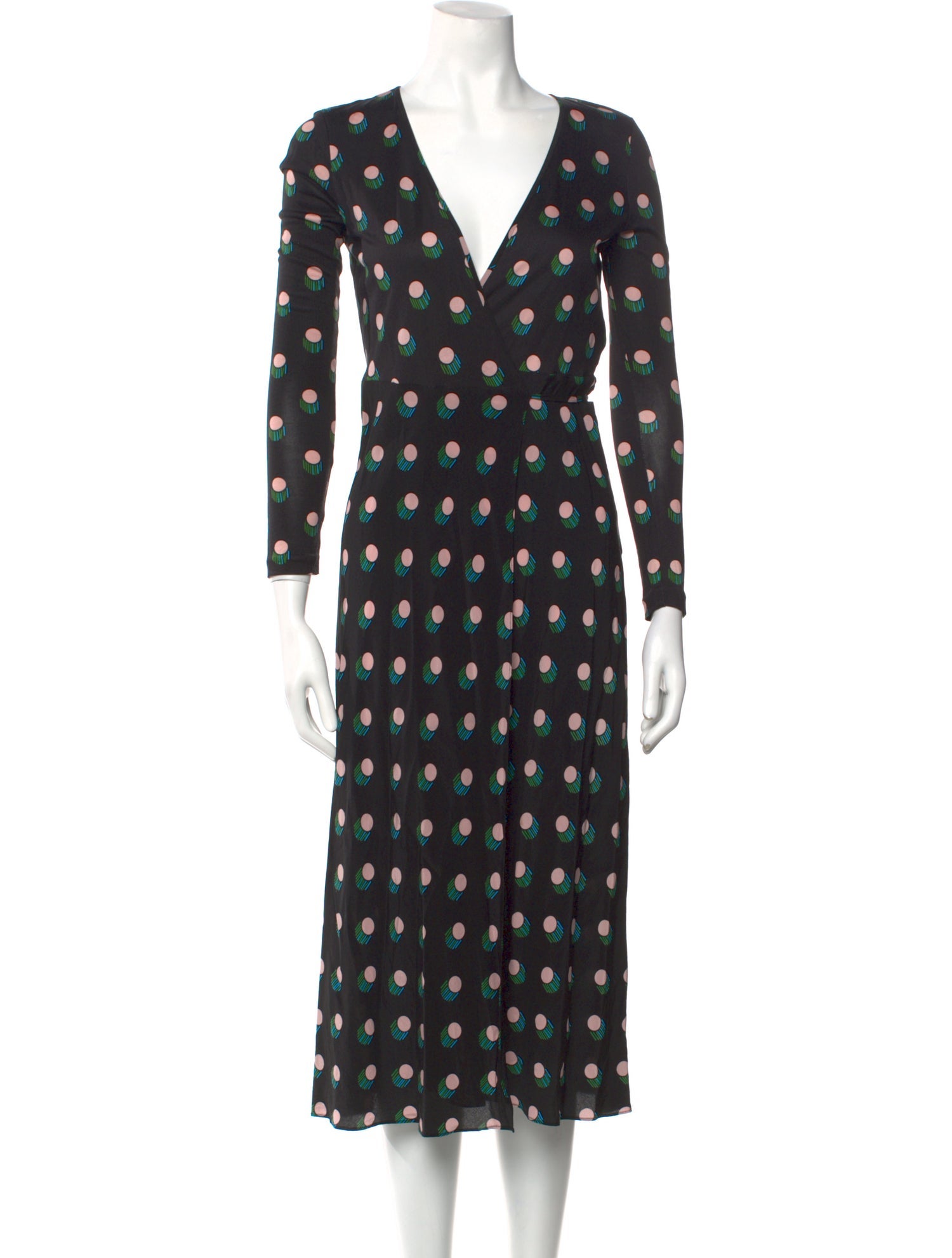 Diane von Furstenberg Silk Midi Length Dress