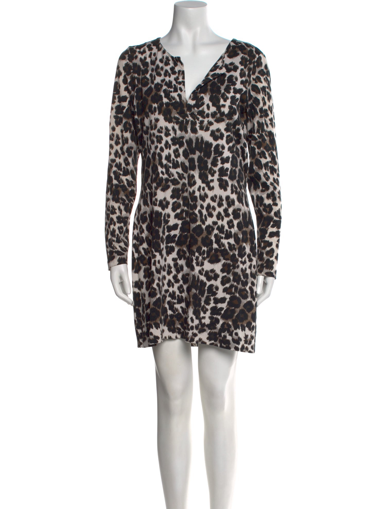 Diane von Furstenberg Animal Print Mini Dress