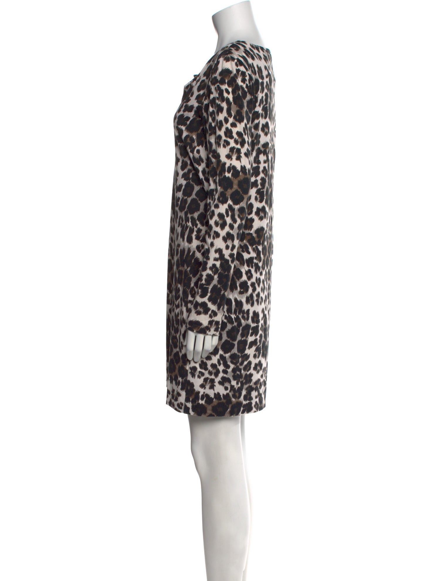 Diane von Furstenberg Animal Print Mini Dress