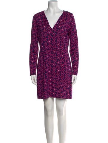 Diane von Furstenberg Dresses Printed Mini Dress L