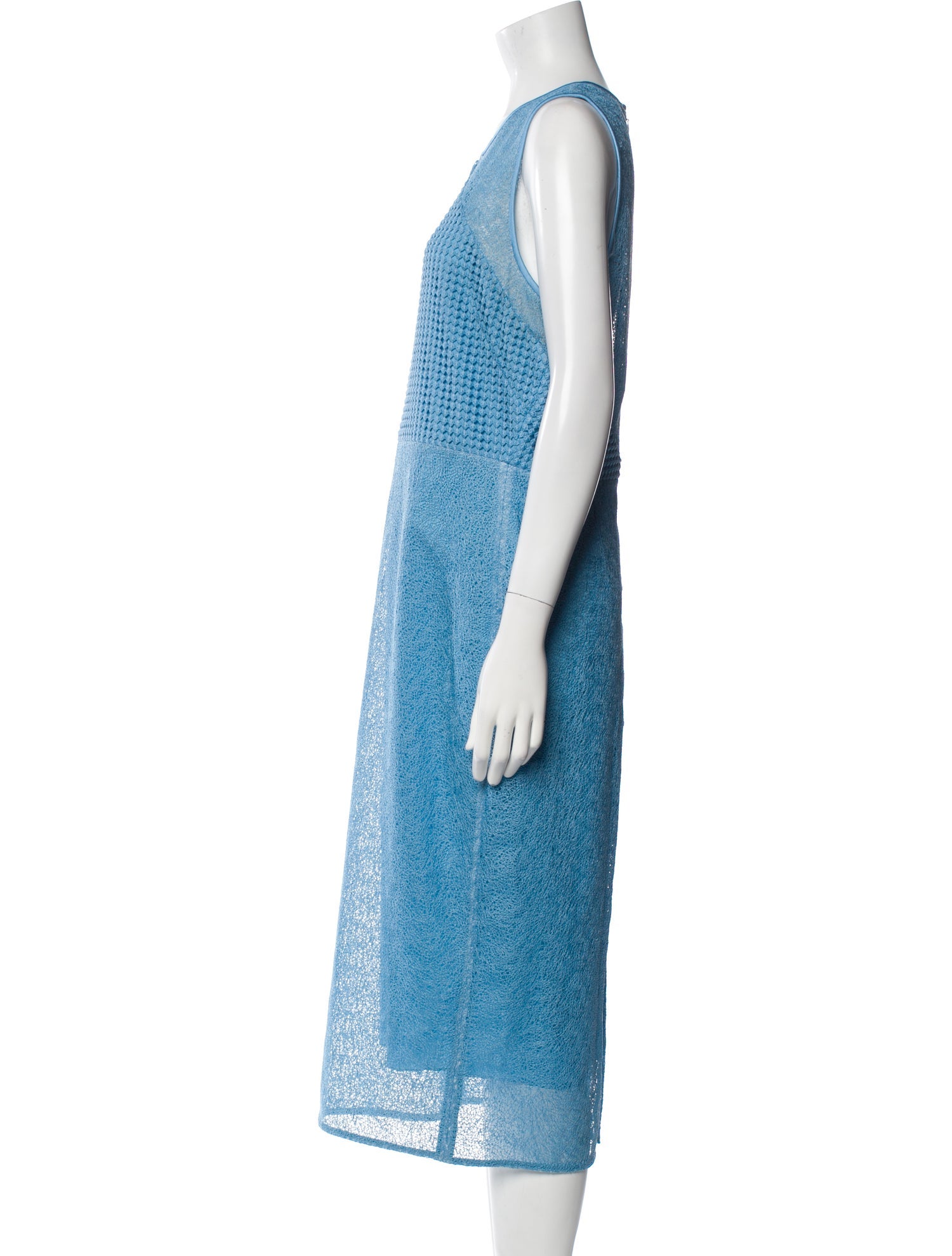 Diane von Furstenberg Scoop Neck Long Dress