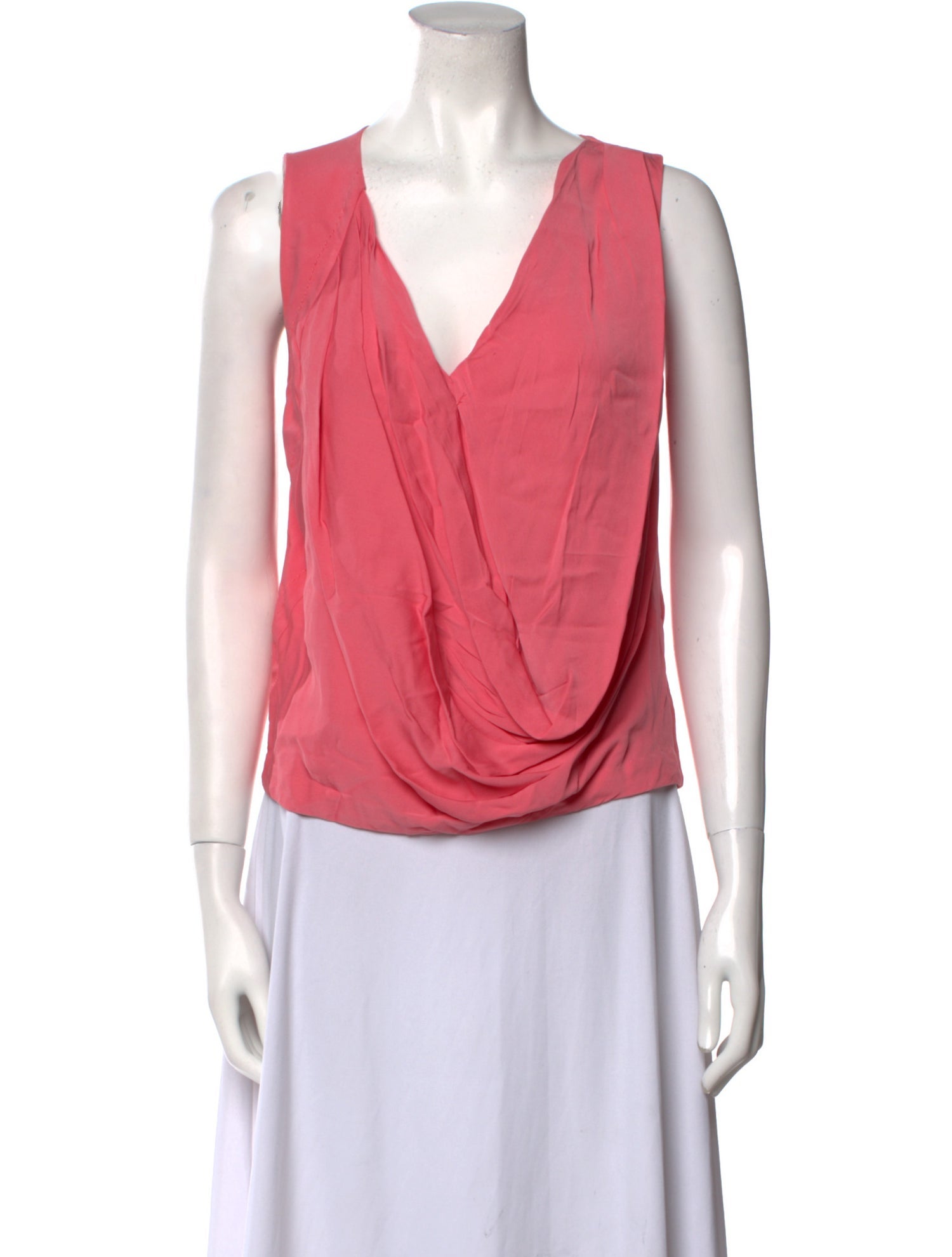 Diane von Furstenberg Silk V-Neck Blouse