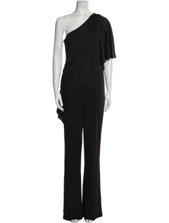 Diane von Furstenberg Silk One-Shoulder Jumpsuit