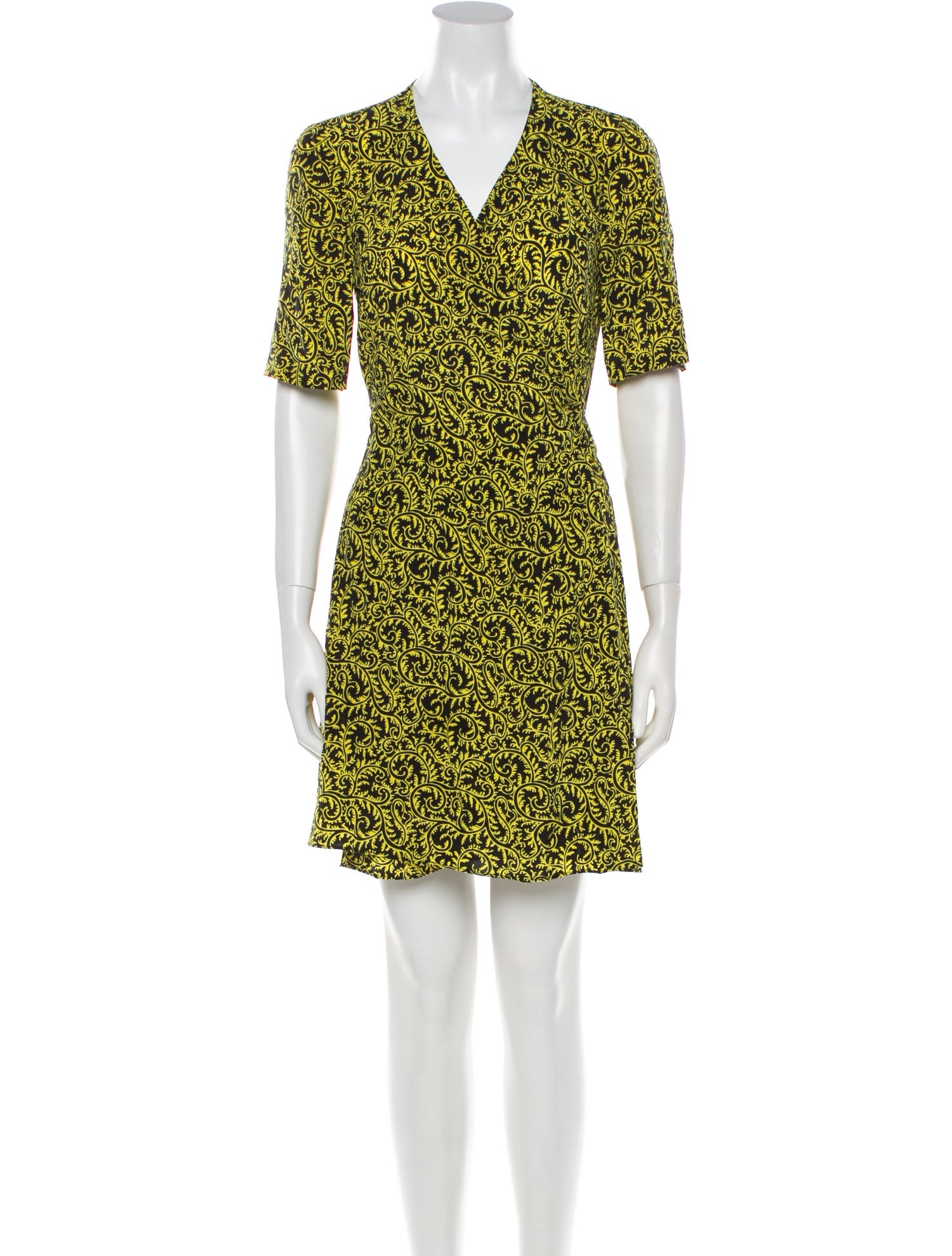 Diane von Furstenberg Silk Printed Robe