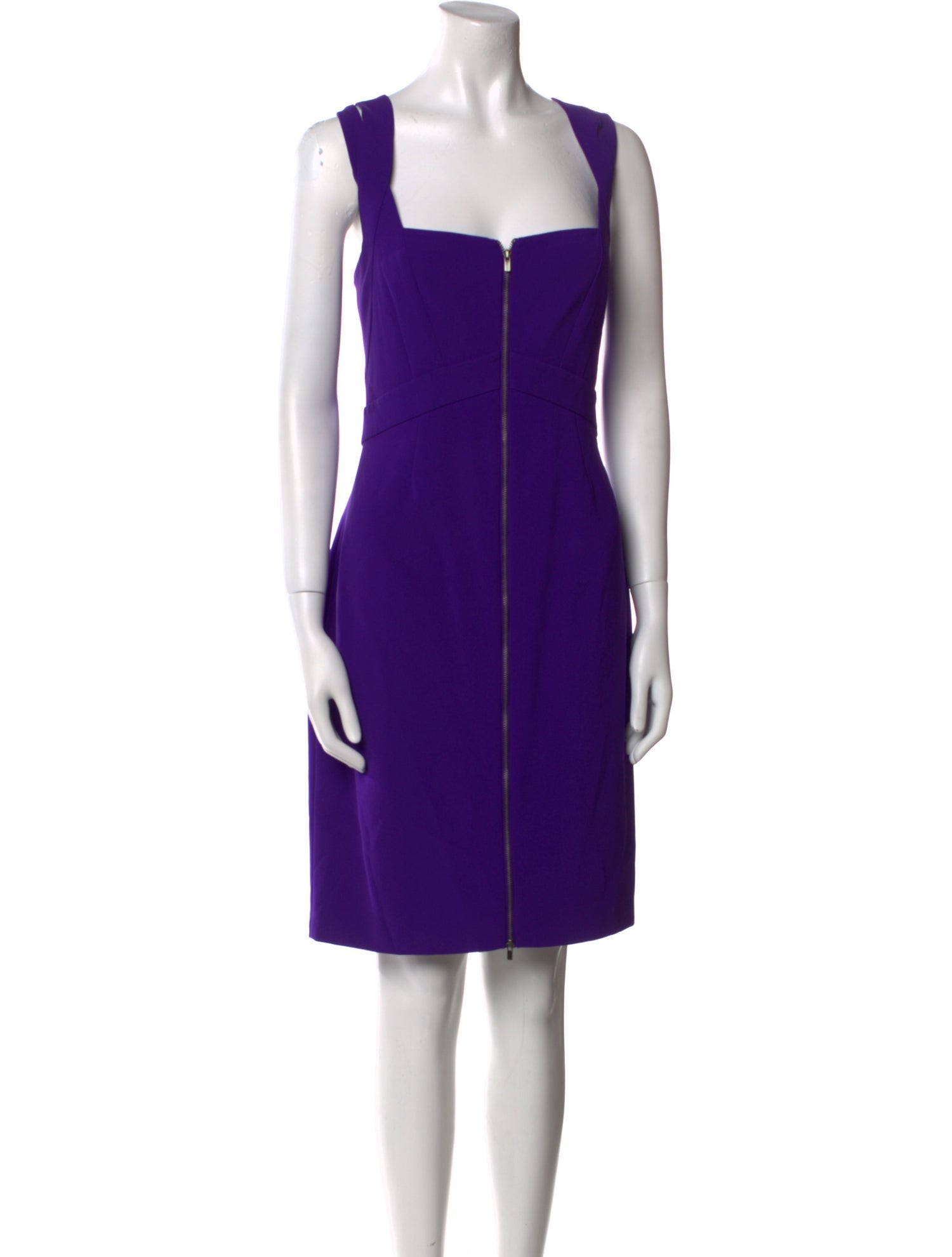 Diane von Furstenberg Square Neckline Knee-Length Dress