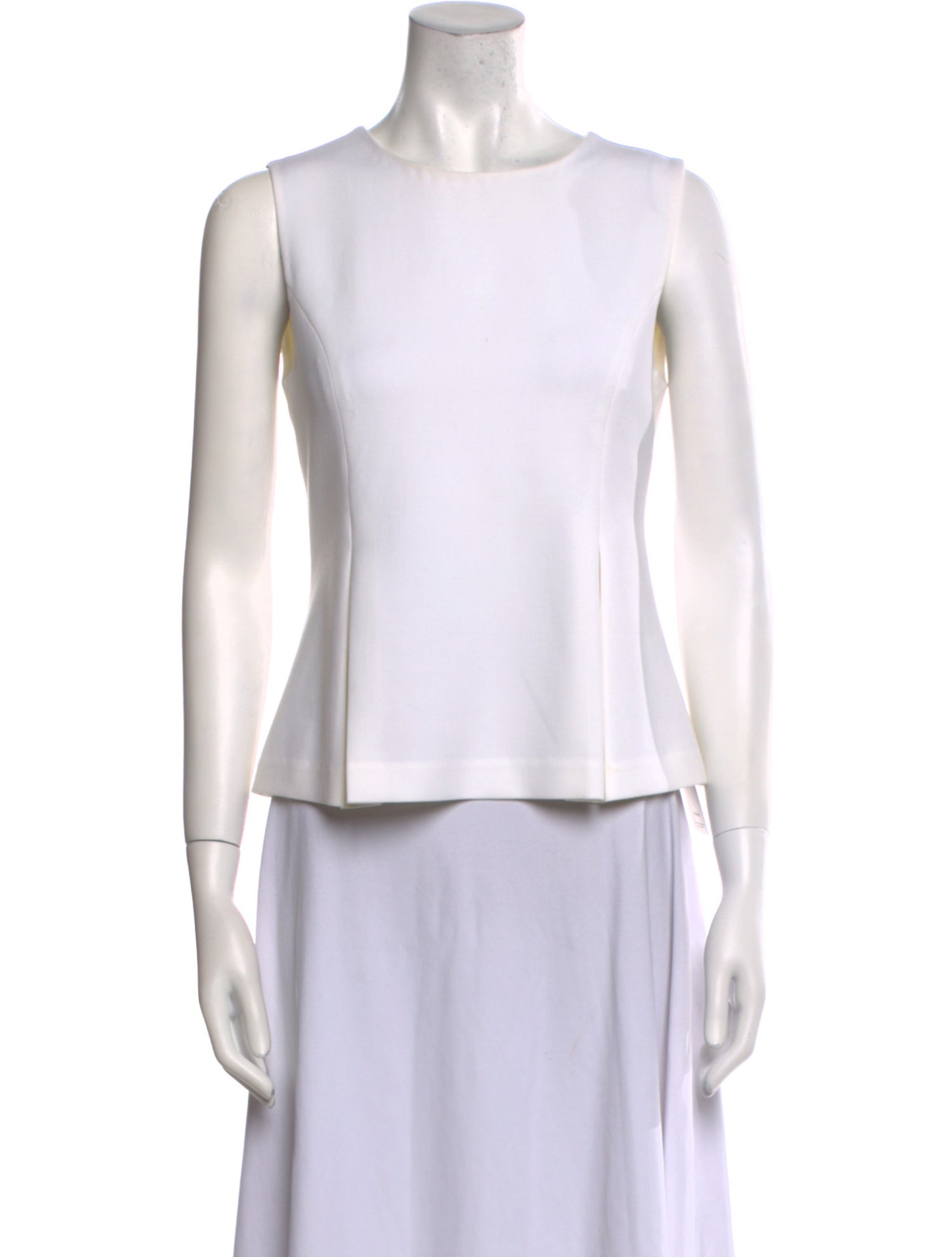 Diane von Furstenberg Bateau Neckline Sleeveless Top