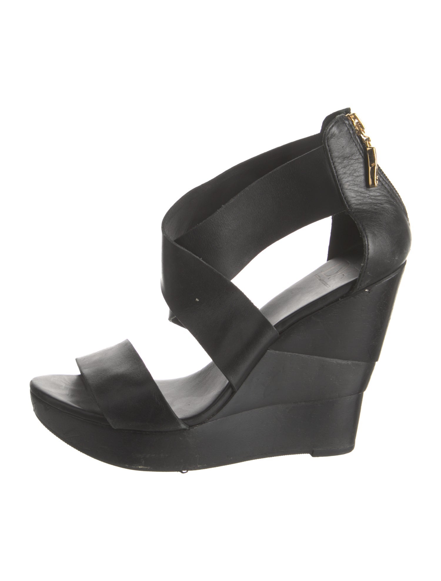 Diane von Furstenberg Leather Slingback Sandals