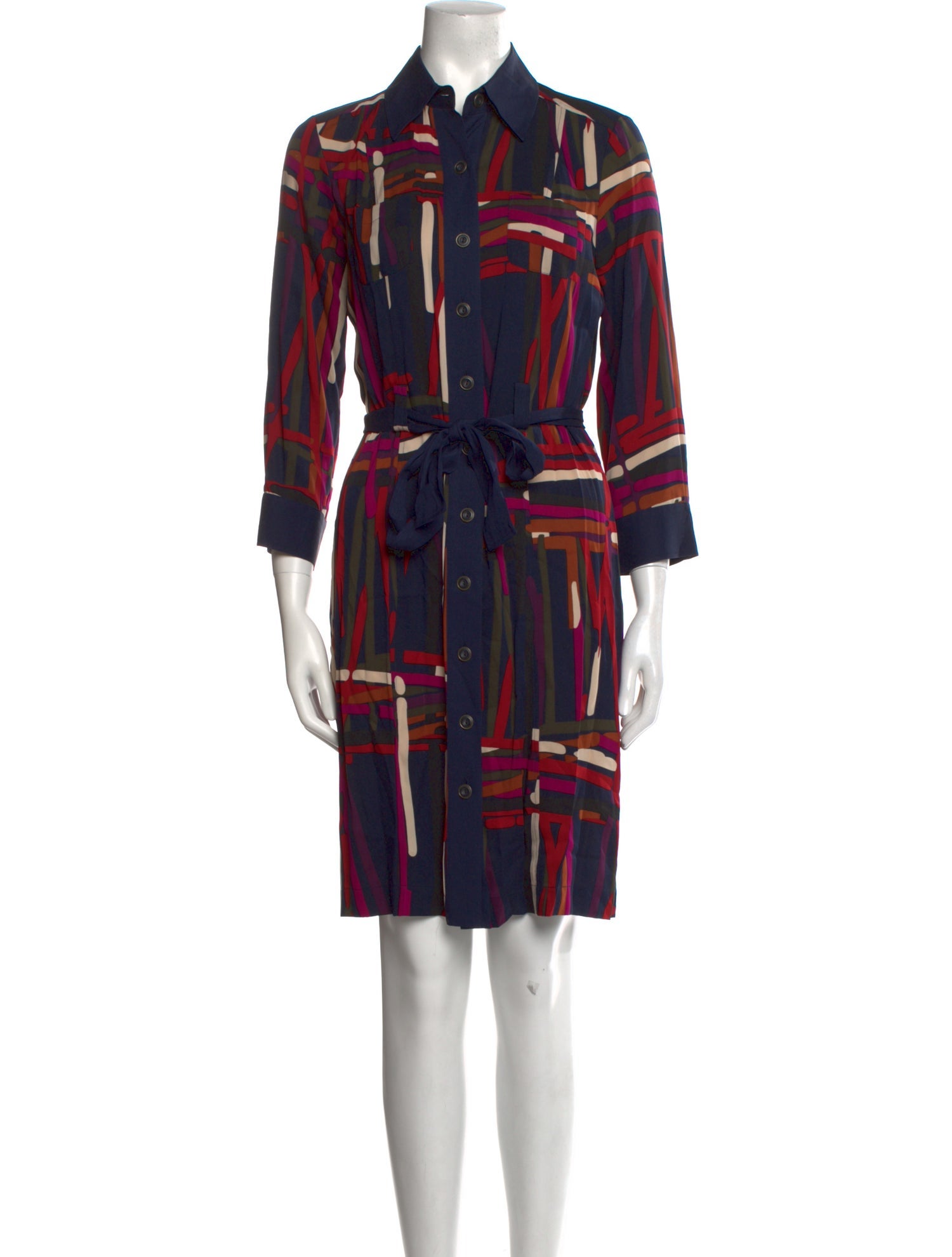 Diane von Furstenberg Silk Knee-Length Dress