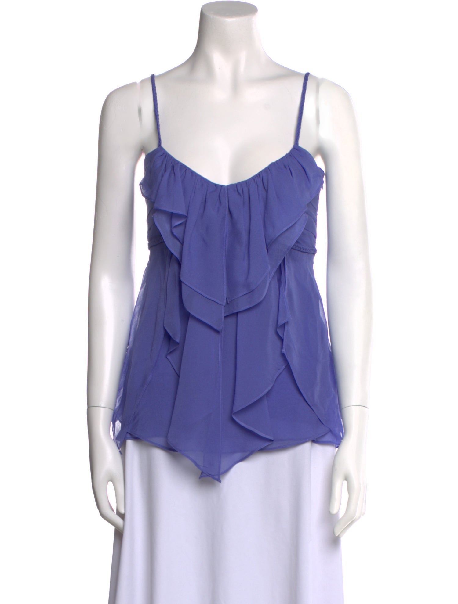 Diane von Furstenberg Silk Square Neckline Blouse